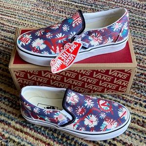 Vans Crew floral slip-on - New With Tag